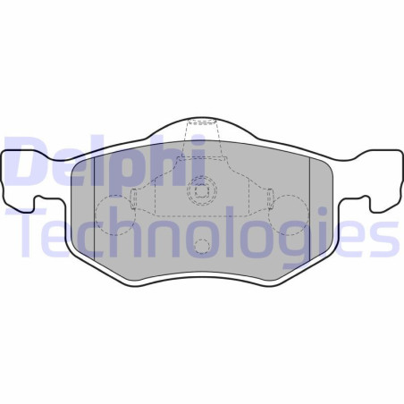 DELPHI LP1900 Brake Pads Set Front for