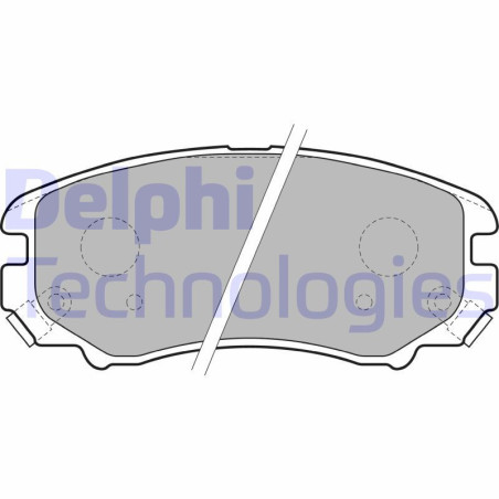 DELPHI LP1902 Brake Pads Set Front for