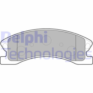 DELPHI LP1906 Pastiglie freno Anteriore per