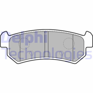 DELPHI LP1910 Pastiglie freno Posteriore per