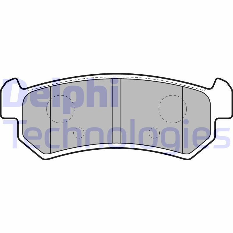 DELPHI LP1910 Brake Pads Set Rear for