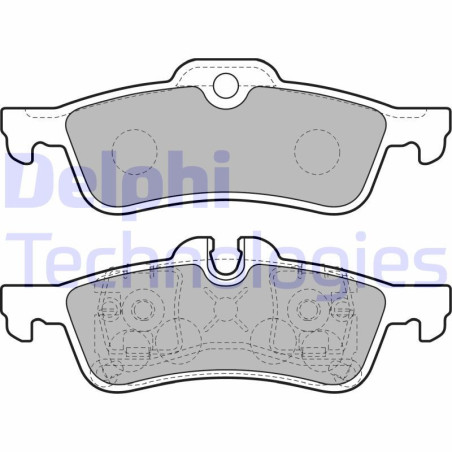 DELPHI LP1912 Brake Pads Set Rear for