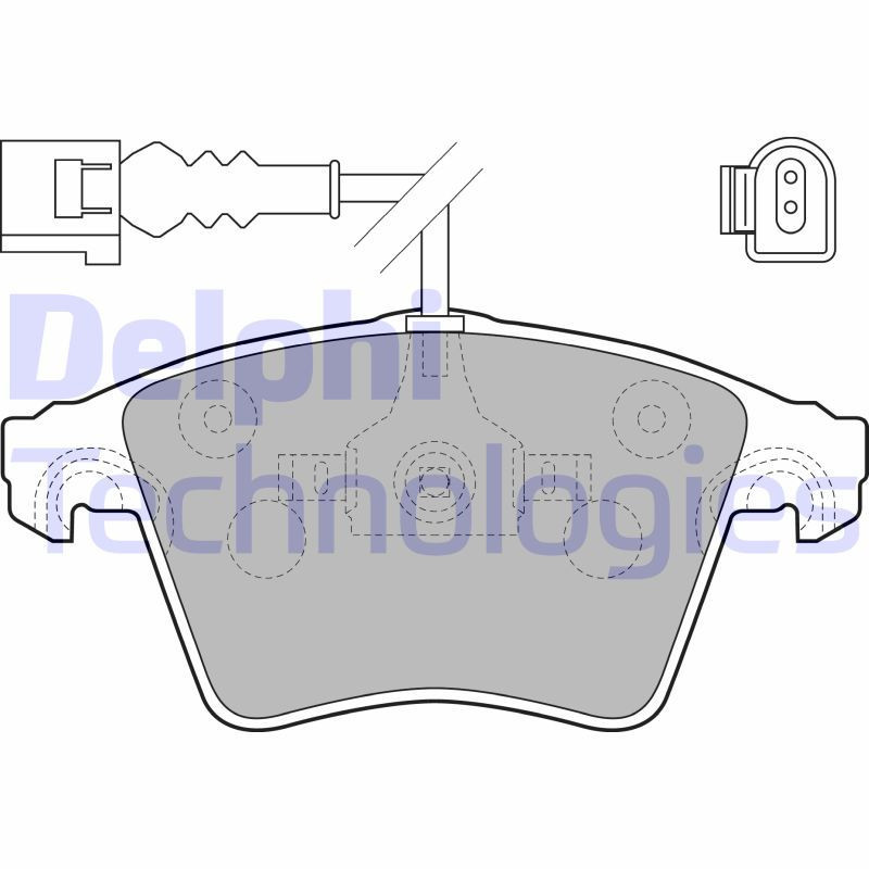 DELPHI LP1914 Brake Pads Set Front for