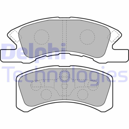 DELPHI LP1918 Brake Pads Set Front for
