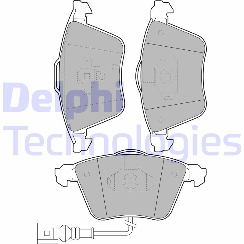 DELPHI LP1921 Brake Pads Set