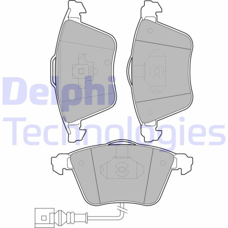 DELPHI LP1921 Brzdové platničky