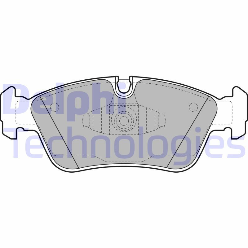 DELPHI LP1925 Brake Pads Set Front for