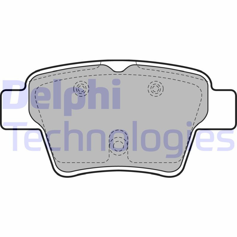 DELPHI LP1926 Pastiglie freno Posteriore per