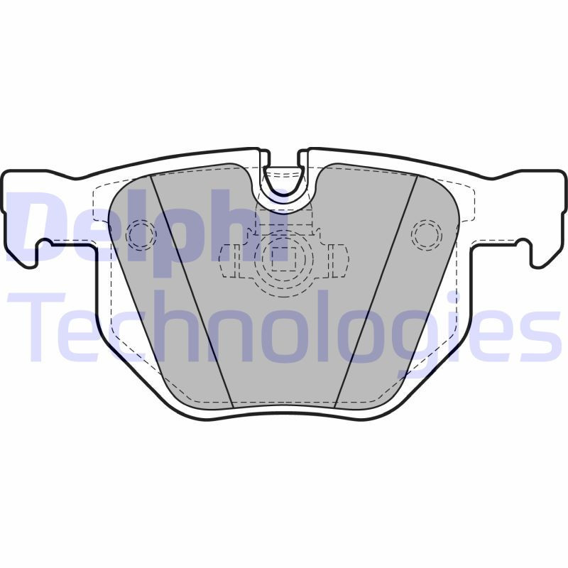 DELPHI LP1927 Brake Pads Set Rear for