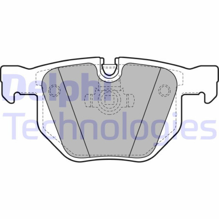 DELPHI LP1927 Brake Pads Set Rear for