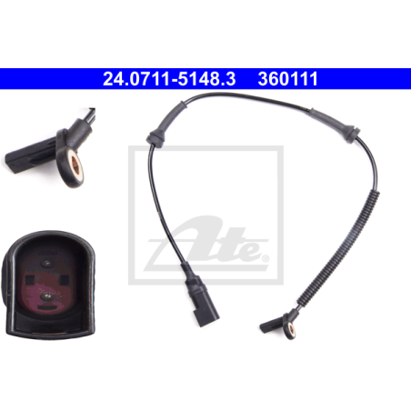 ATE 24.0711-5148.3 ABS Wheel Speed Sensor Front for Ford Transit