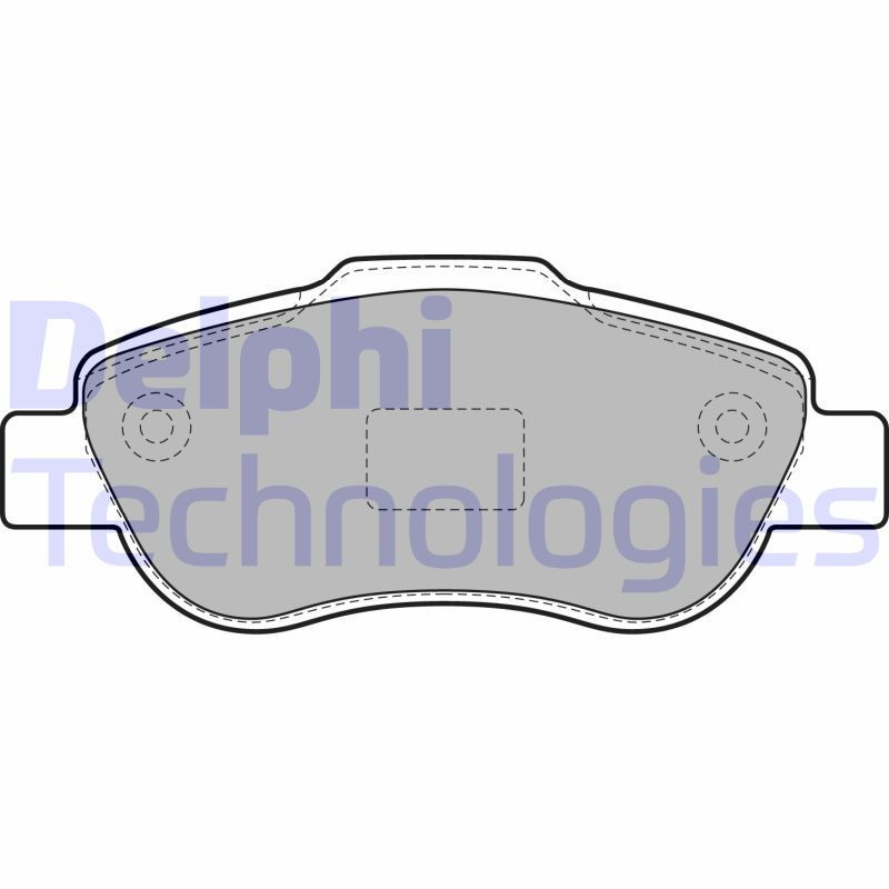 DELPHI LP1929 Brake Pads Set Front for