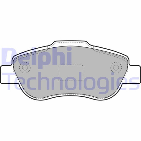 DELPHI LP1929 Pastiglie freno Anteriore per