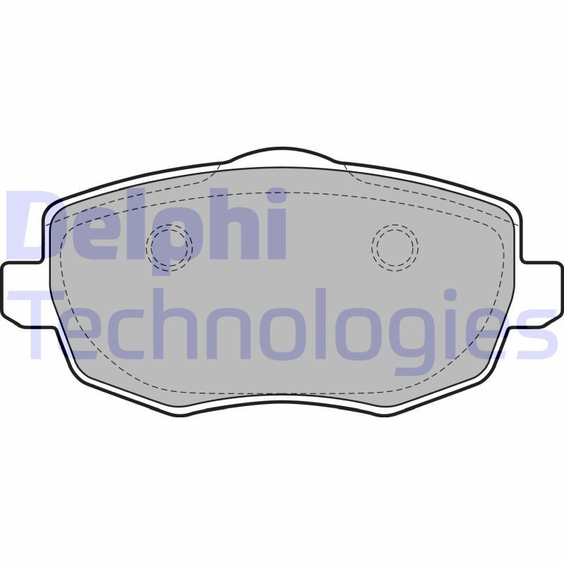 DELPHI LP1934 Klocki hamulcowe Przód dla