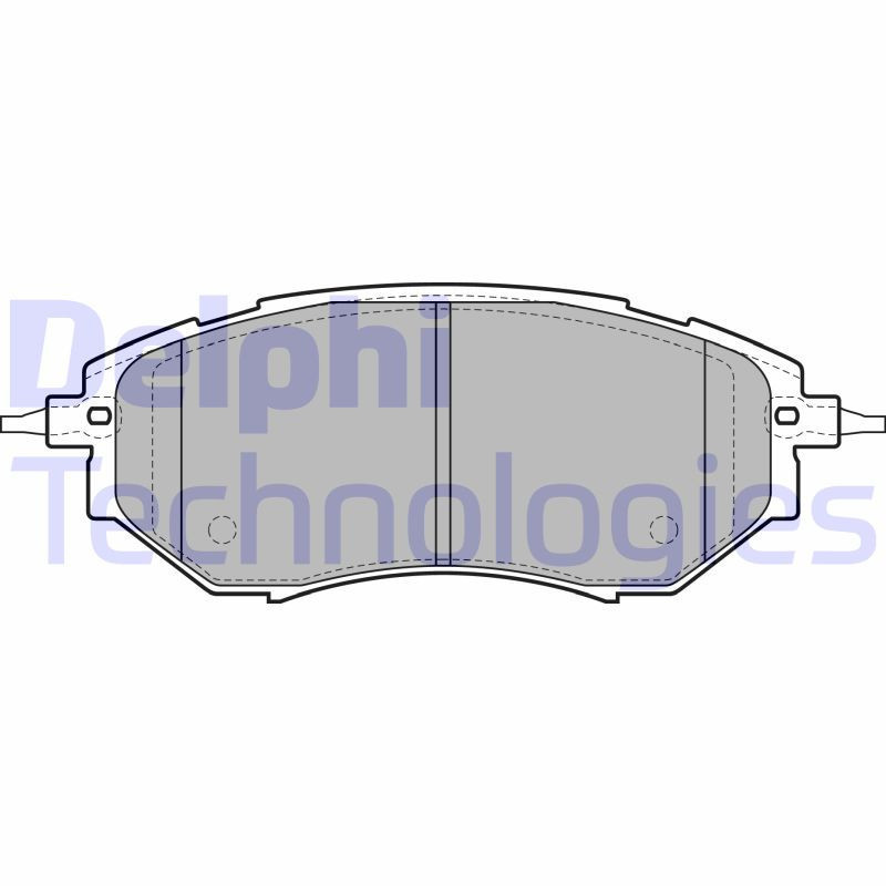 DELPHI LP1941 Plaquettes de frein Avant pour