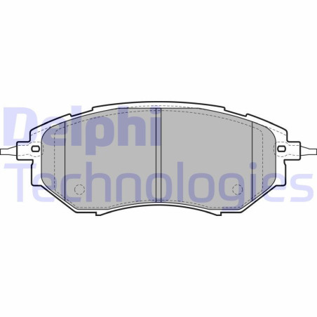 DELPHI LP1941 Plaquettes de frein Avant pour