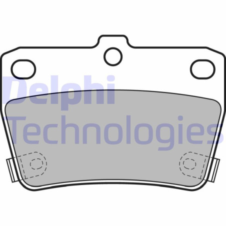 DELPHI LP1942 Bremsbeläge Hinten für