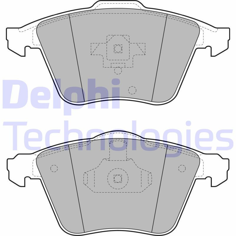 DELPHI LP1943 Brake Pads Set Front for