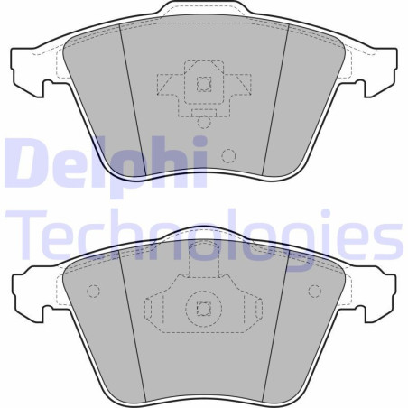 DELPHI LP1943 Plaquettes de frein Avant pour