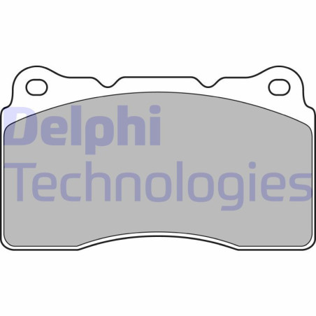 DELPHI LP1944 Pastiglie freno Anteriore per