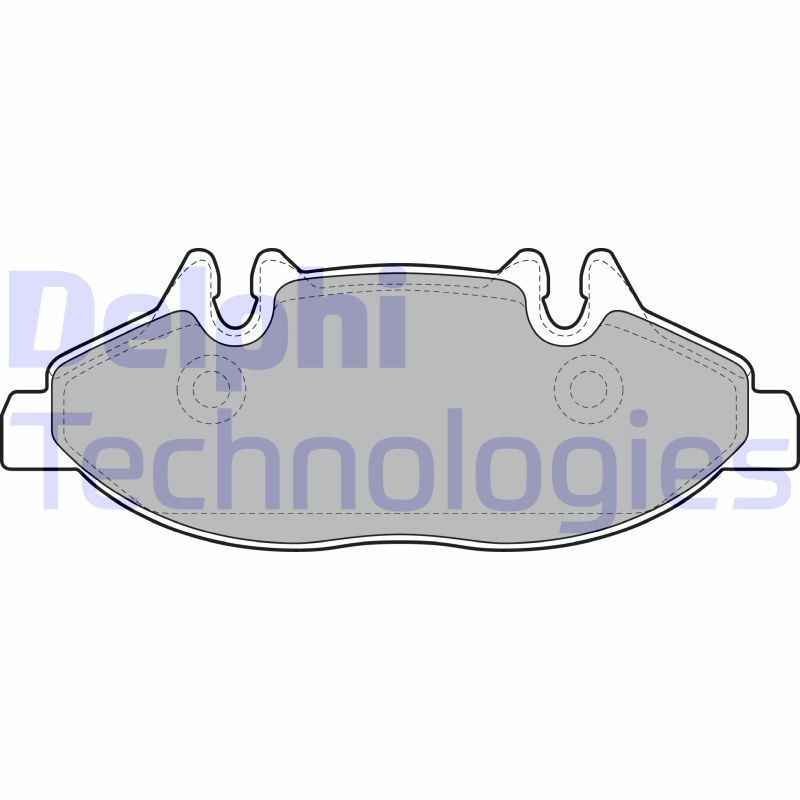 DELPHI LP1947 Plaquettes de frein Avant pour