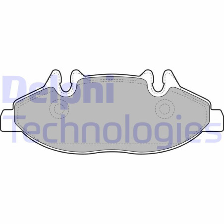 DELPHI LP1947 Plaquettes de frein Avant pour