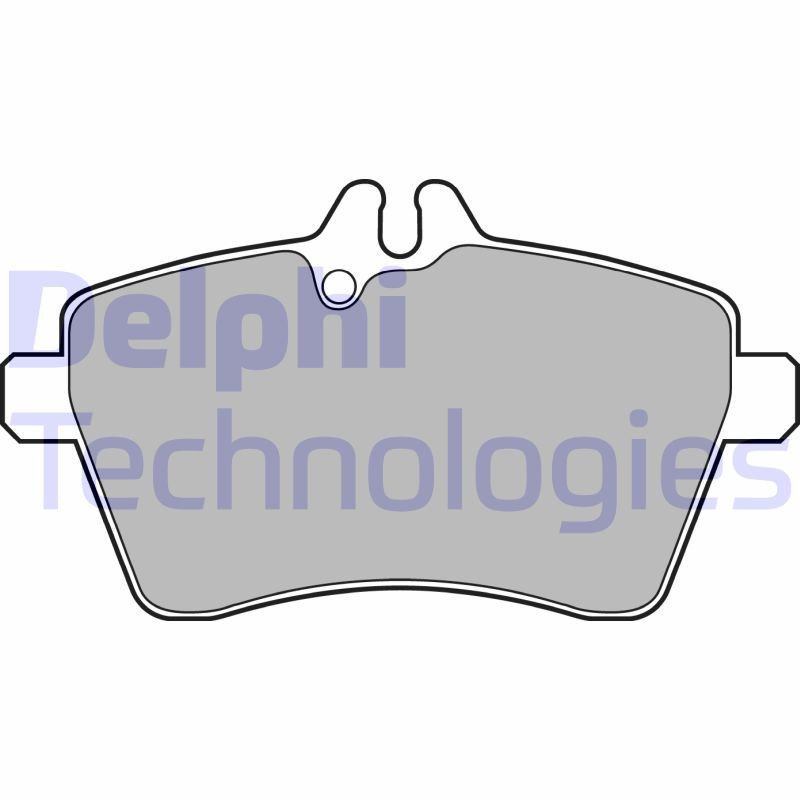 DELPHI LP1948 Brake Pads Set Front for