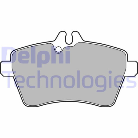 DELPHI LP1948 Pastiglie freno Anteriore per
