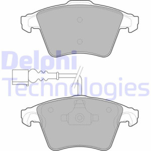 DELPHI LP1950 Brzdové platničky Predné pre