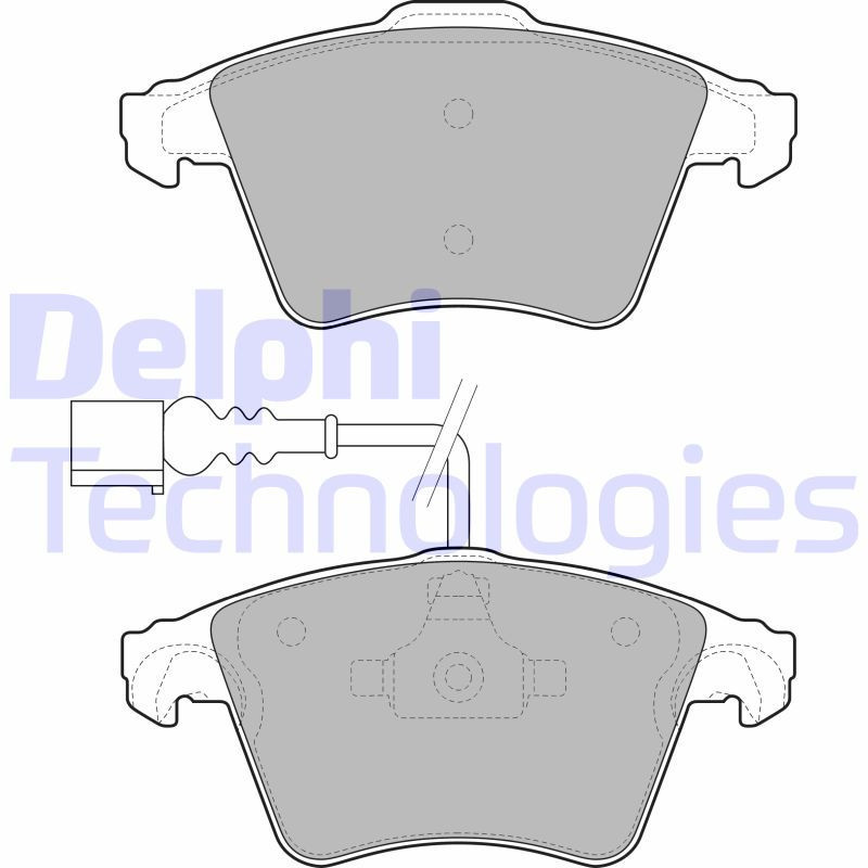 DELPHI LP1950 Brake Pads Set Front for