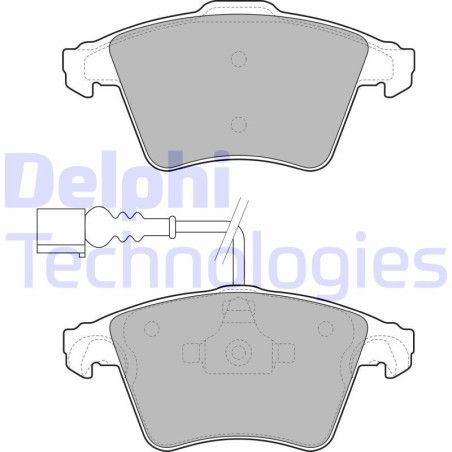 DELPHI LP1950 Plaquettes de frein Avant pour