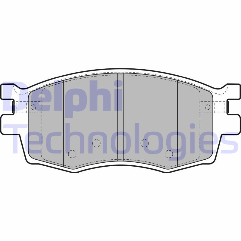 DELPHI LP1951 Brake Pads Set Front for