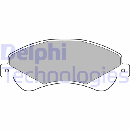 DELPHI LP1953 Pastillas de freno Delantero para