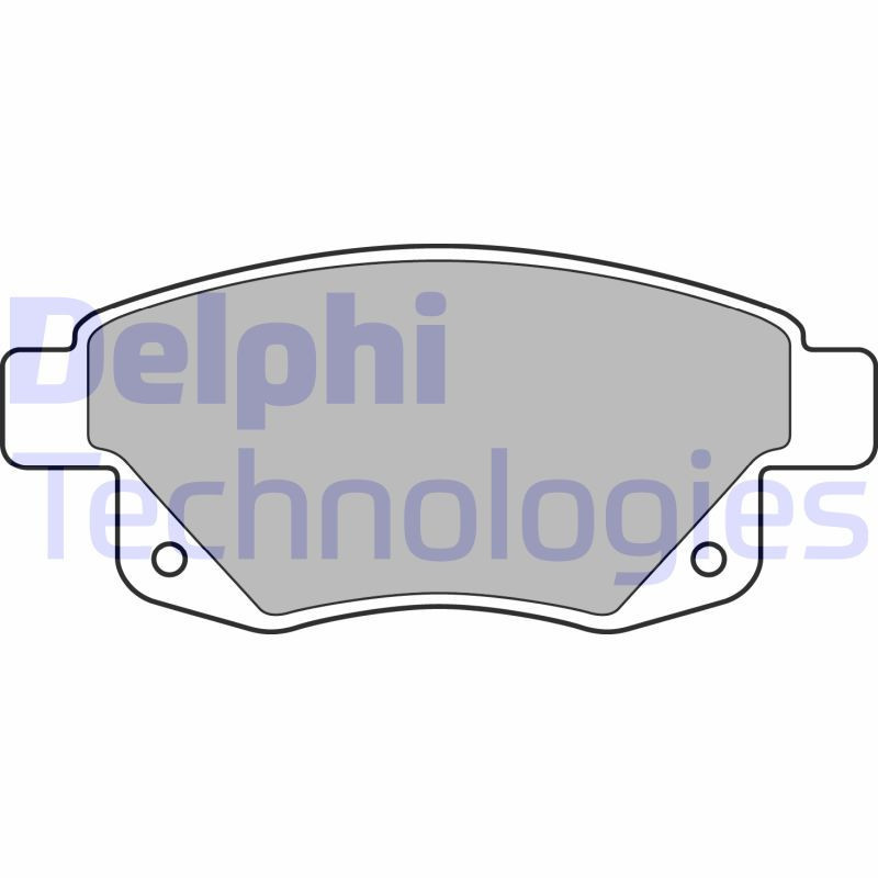 DELPHI LP1955 Plaquettes de frein Arrière pour