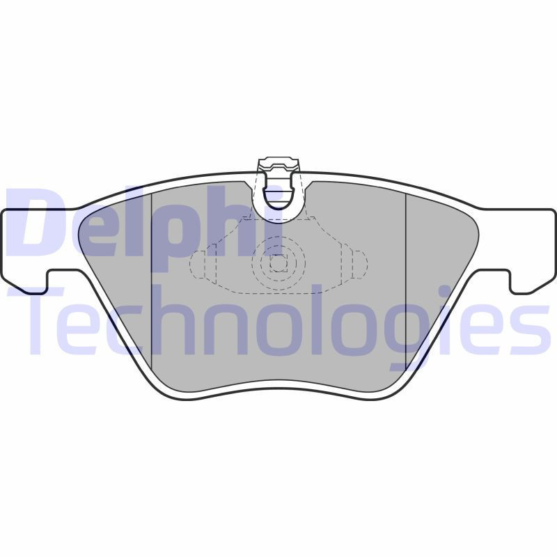 DELPHI LP1956 Plaquettes de frein Avant pour