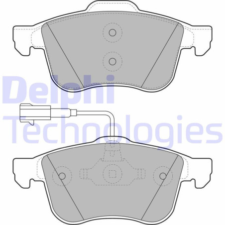 DELPHI LP1959 Brake Pads Set Front for