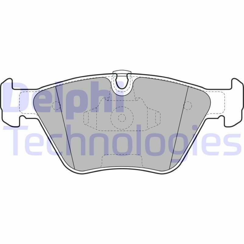 DELPHI LP1962 Plaquettes de frein Avant pour