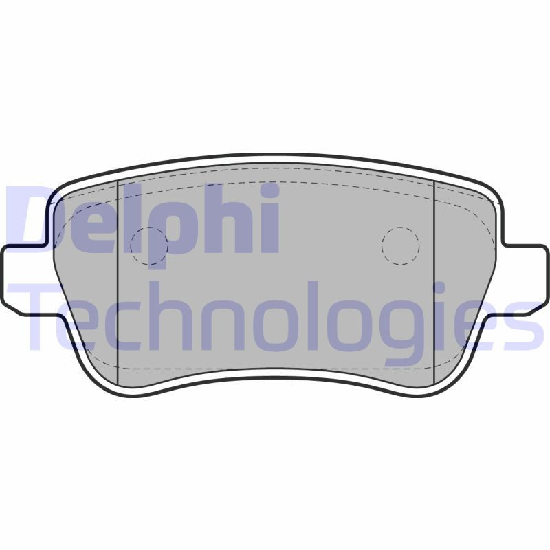 DELPHI LP1964 Bremsbeläge Hinten für