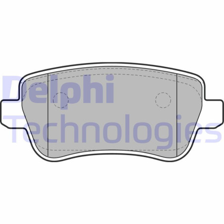 DELPHI LP1964 Bremsbeläge Hinten für
