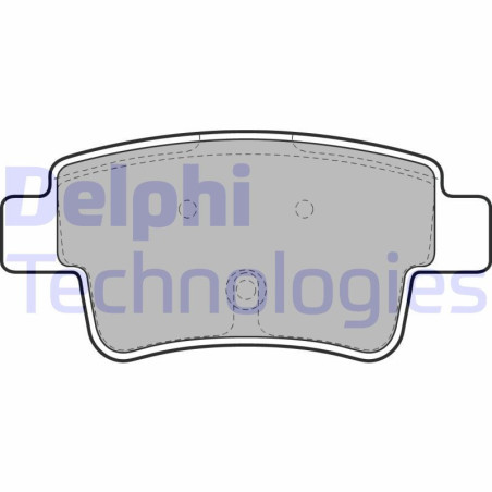 DELPHI LP1965 Bremsbeläge Hinten für