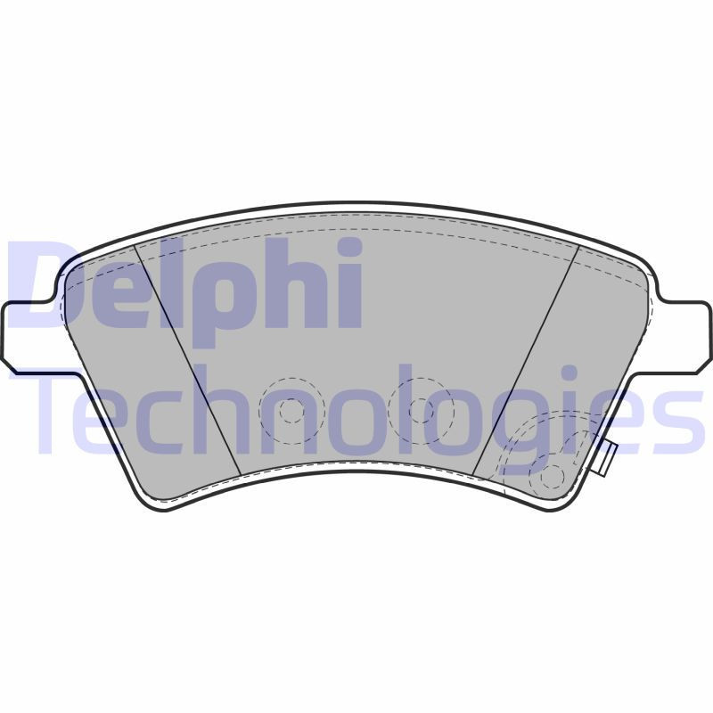 DELPHI LP1966 Plaquettes de frein Avant pour