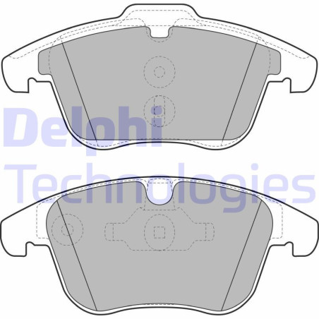 DELPHI LP1967 Pastiglie freno Anteriore per