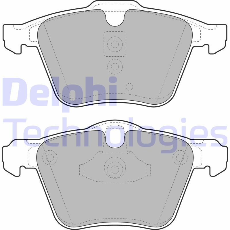 DELPHI LP1968 Brake Pads Set Front for