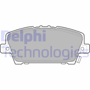 DELPHI LP1970 Brzdové platničky Predné pre