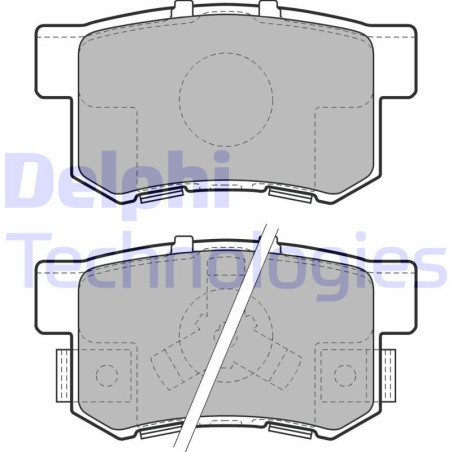 DELPHI LP1972 Brake Pads Set