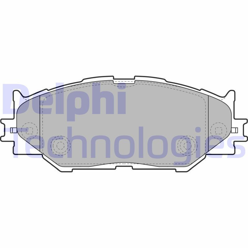 DELPHI LP1977 Plaquettes de frein Avant pour