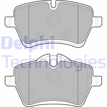 DELPHI LP1985 Plaquettes de frein Avant pour