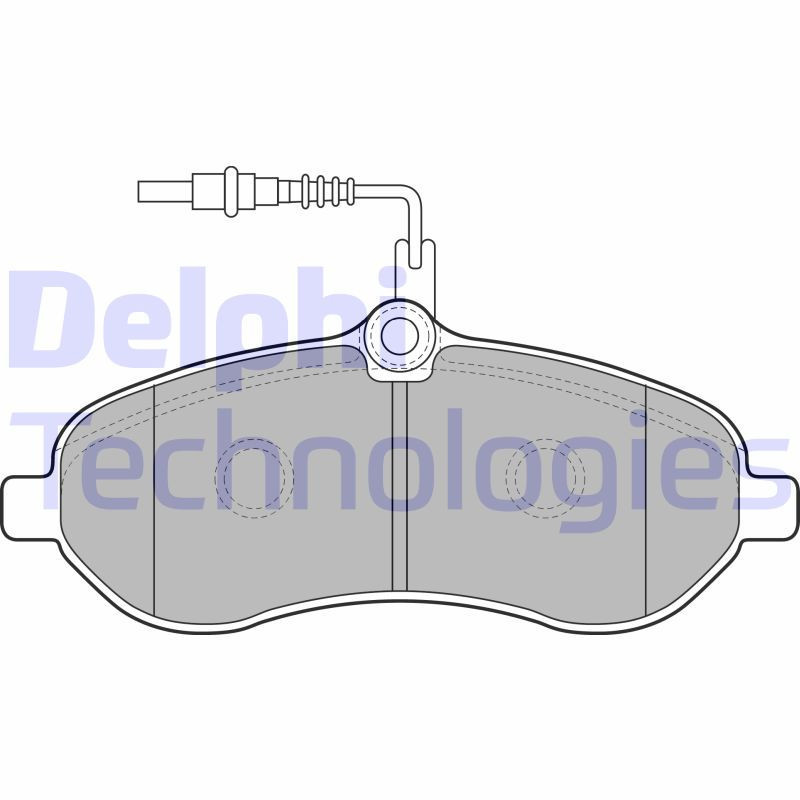 DELPHI LP1995 Brake Pads Set Front for