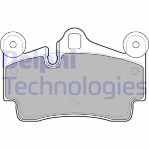 DELPHI LP1998 Pastiglie freno Posteriore per
