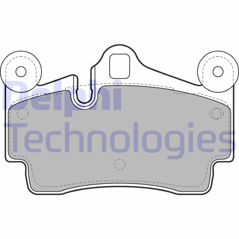 DELPHI LP1998 Brake Pads Set Rear for